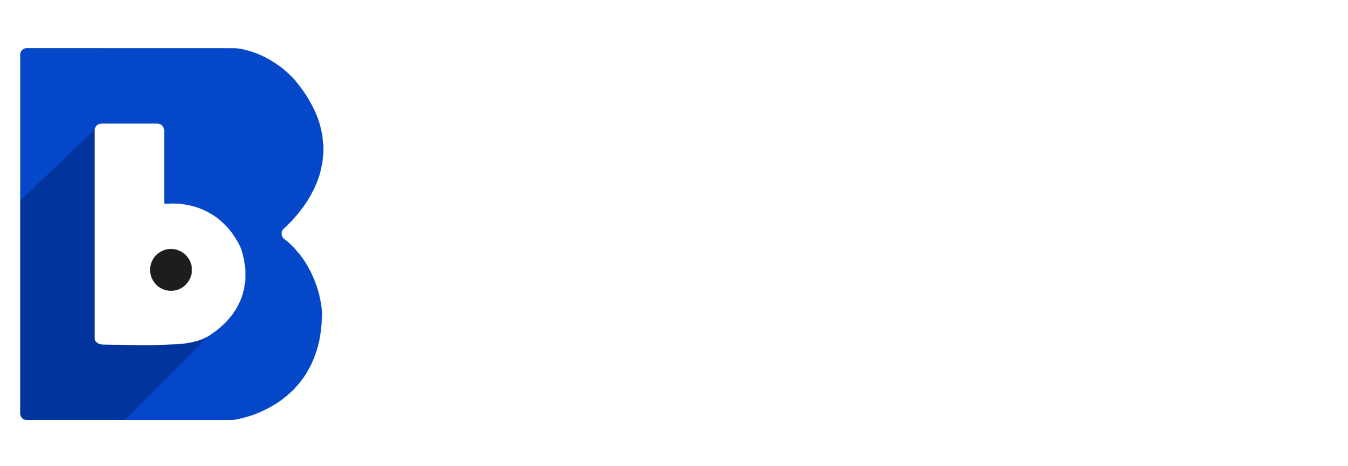 Blue logo with a stylized b on the left and the word BLUESTAGE in bold, white, uppercase letters on a light gray background, reflecting the professional branding of a modern digital marketing agency.